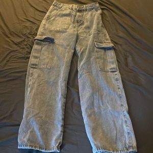 cargo style jeans